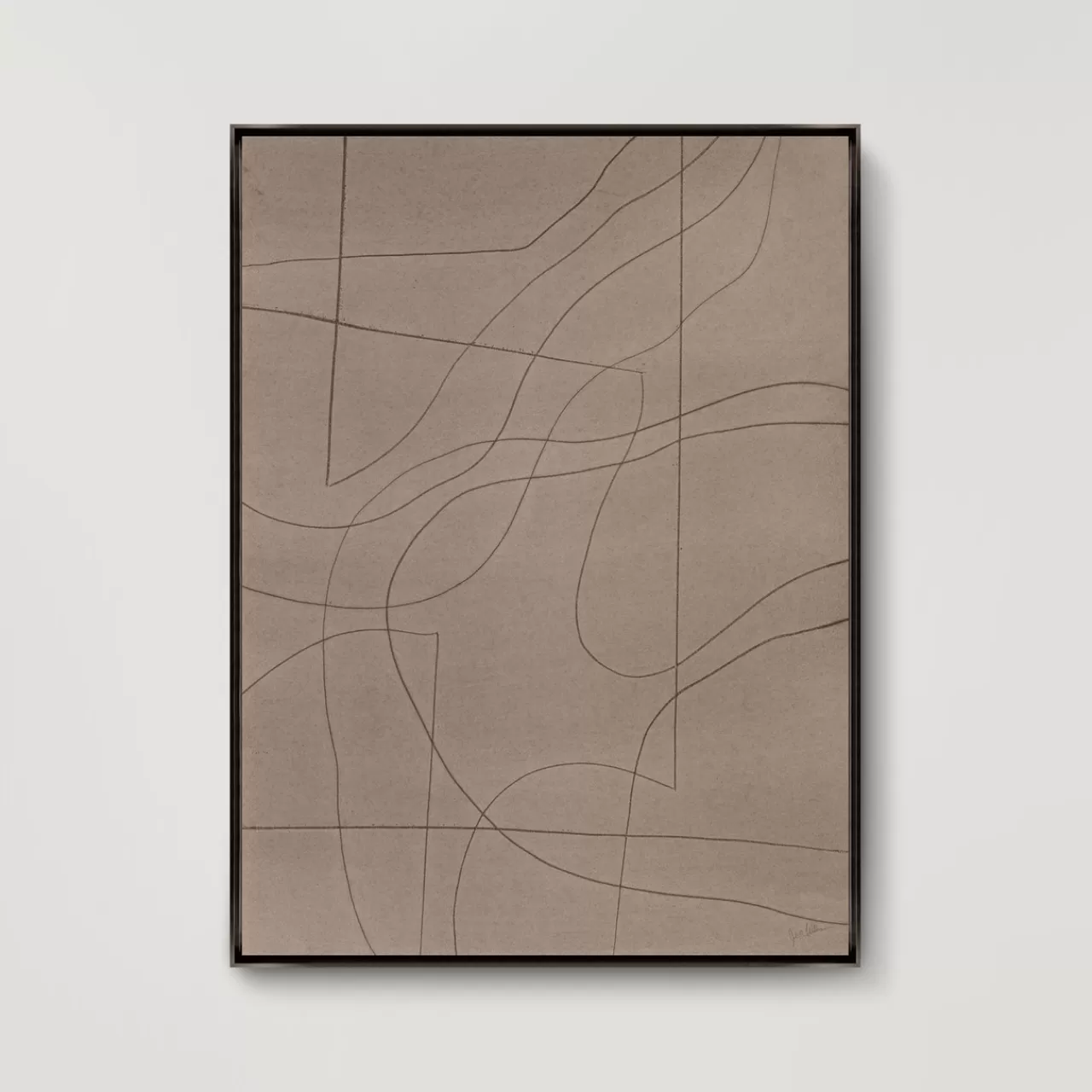 Z Gallerie Movement in Taupe II​> Series | Framed Art