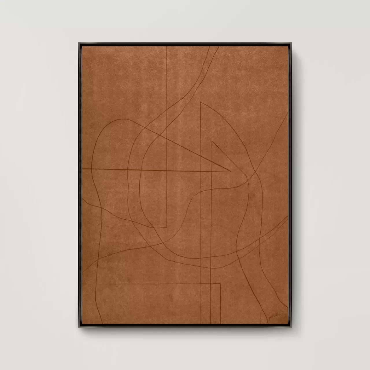 Z Gallerie Movement in Terracotta II> Series | Framed Art