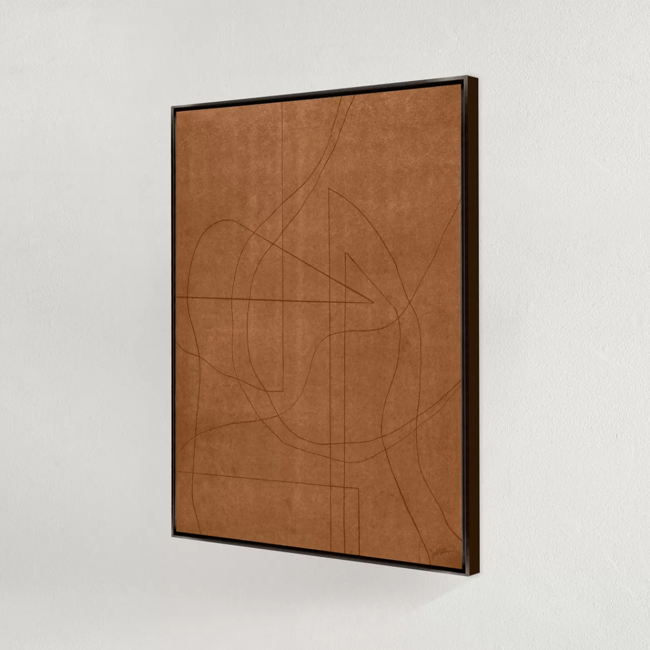 Z Gallerie Movement in Terracotta II> Series | Framed Art