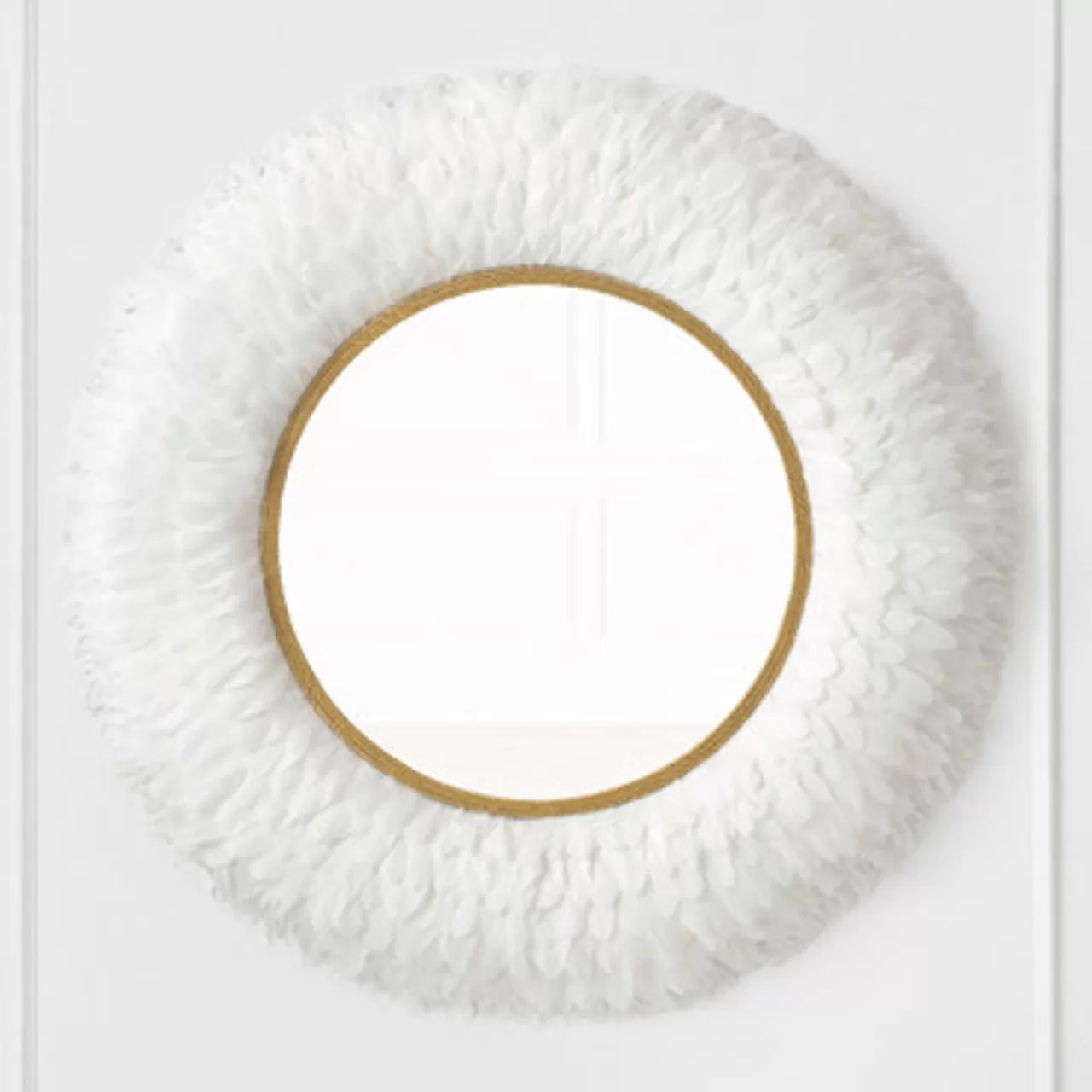 Z Gallerie Nikki Chu - Daybreak Feather Mirror> Gift | Mirrors