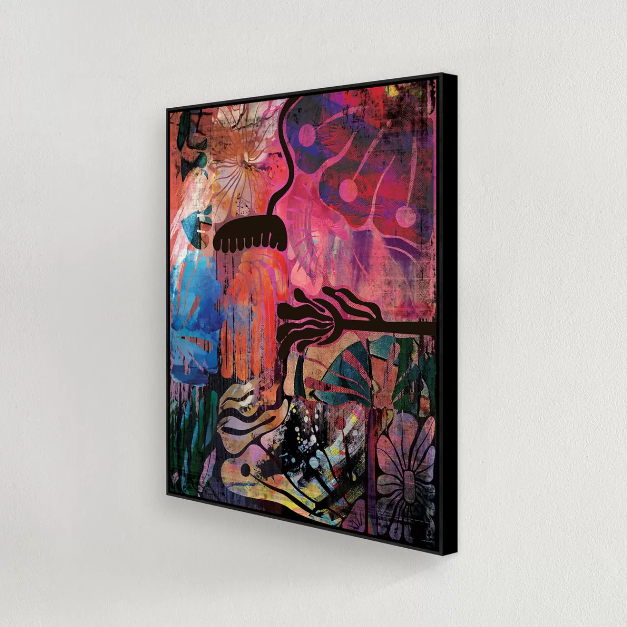 Z Gallerie Nikki Chu - Flower Blocks> Framed Art | Canvas