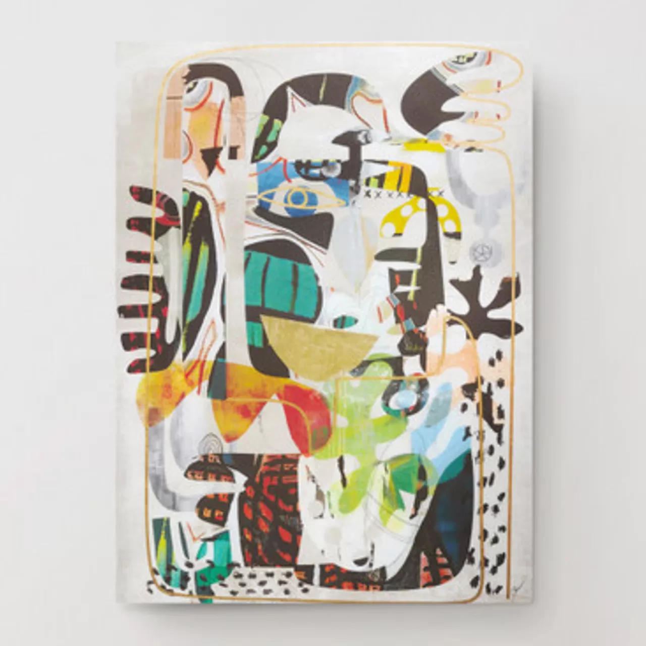 Z Gallerie Nikki Chu - Masked> Canvas | Multi Colored