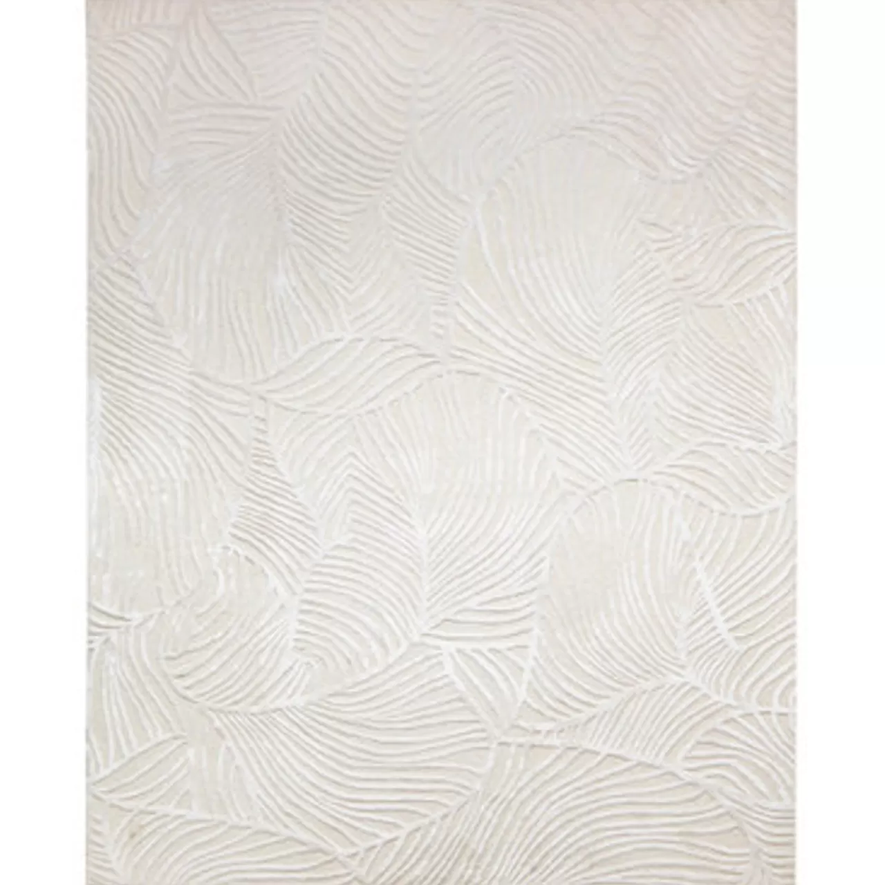 Z Gallerie Palm Rug - Ivory> Modern Rugs | Pattern Rugs