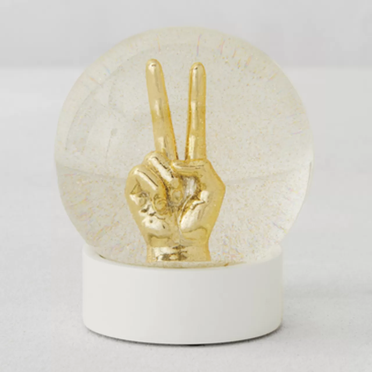 Z Gallerie Peace Sign Snow Globe> Home Decor | Décor Sale