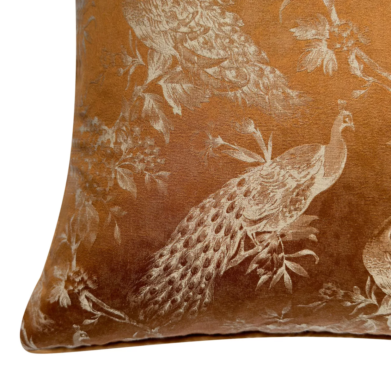 Z Gallerie Peacock Pillow 20" - Copper> Textile Sale | Novelty Pillows