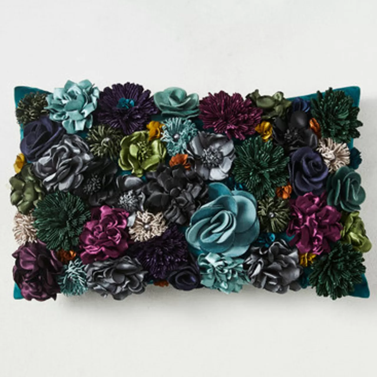 Z Gallerie Posy Lumbar Pillow - Cerulean> Textile Sale | Novelty Pillows