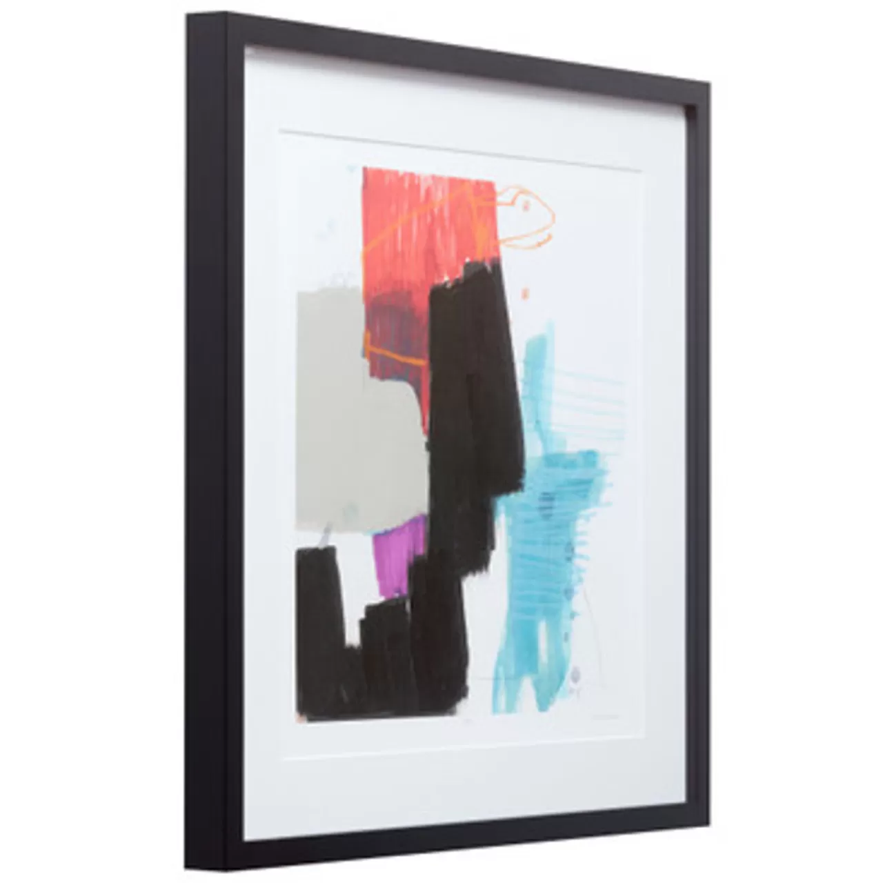 Z Gallerie Primary Action 6 - Limited Edition> Series | Framed Art