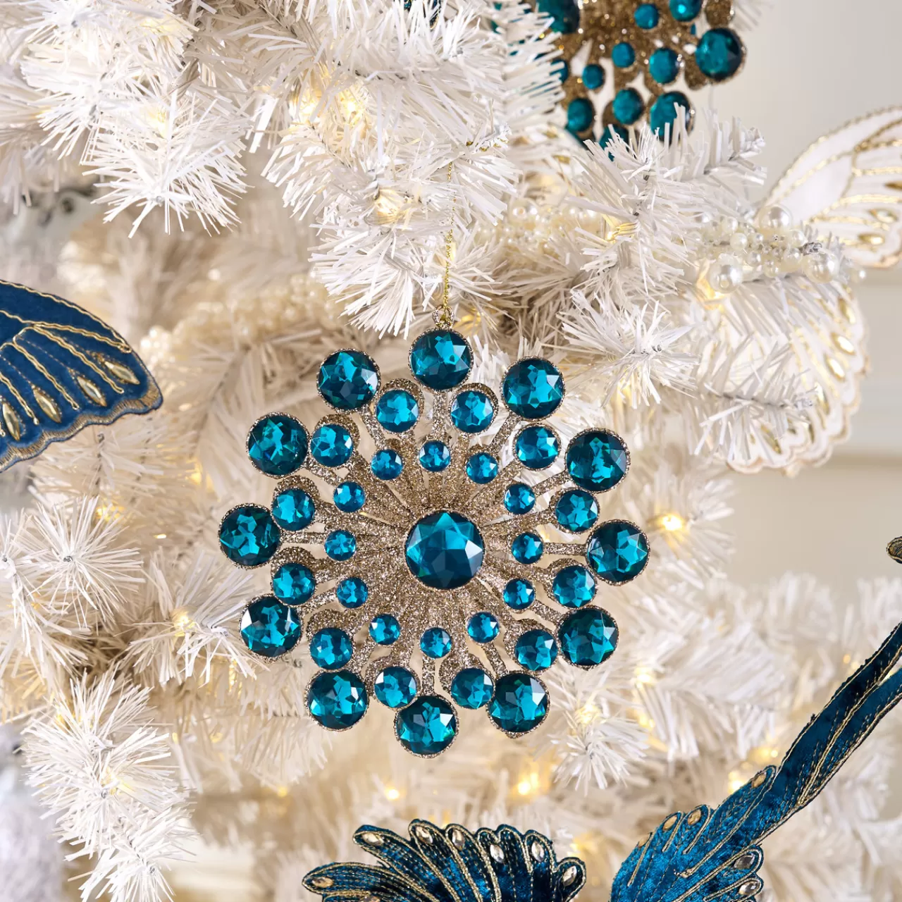 Z Gallerie Rhinestone Sunburst Ornament - Set of 2> Ornaments | Décor Sale