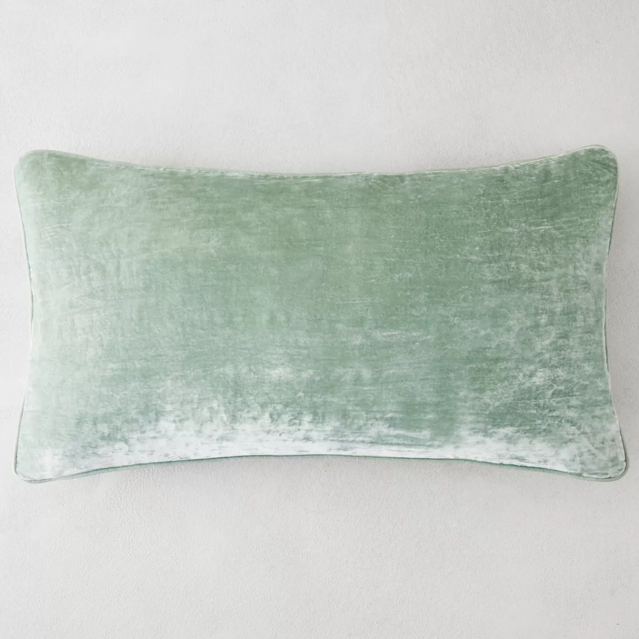 Z Gallerie Shelby Lumbar Pillow - Aqua> Textile Sale | Solid Pillows