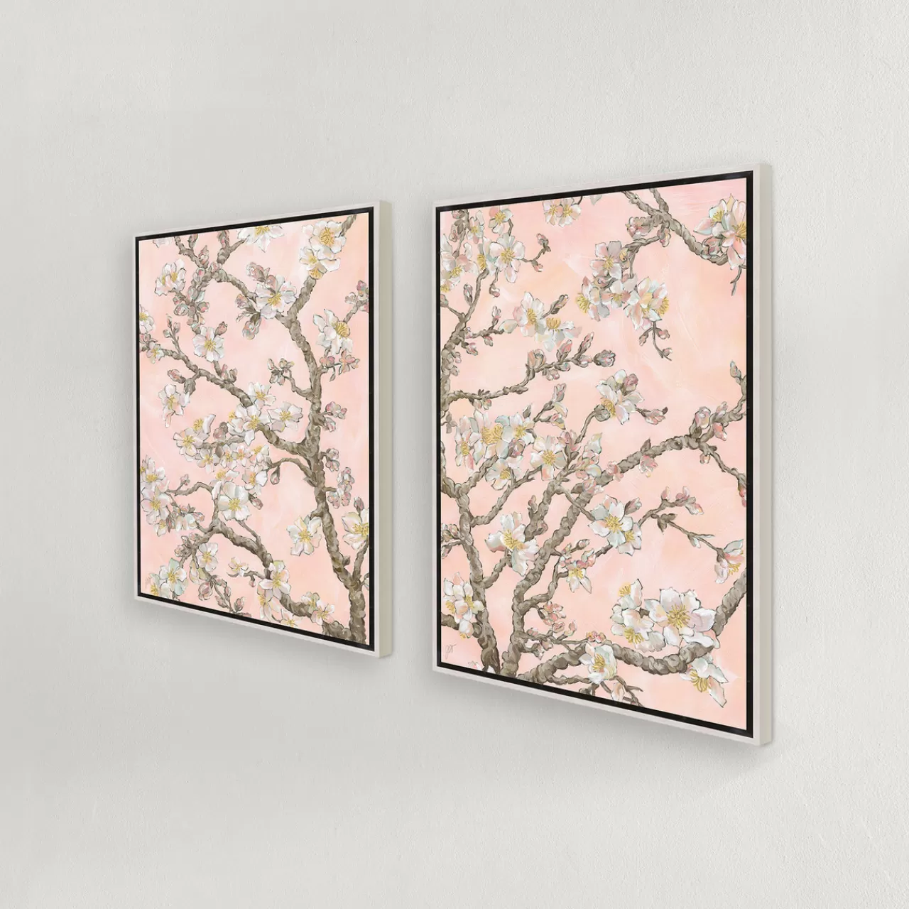 Z Gallerie Spring Has Sprung - Set of 2> Series | Hand Painted