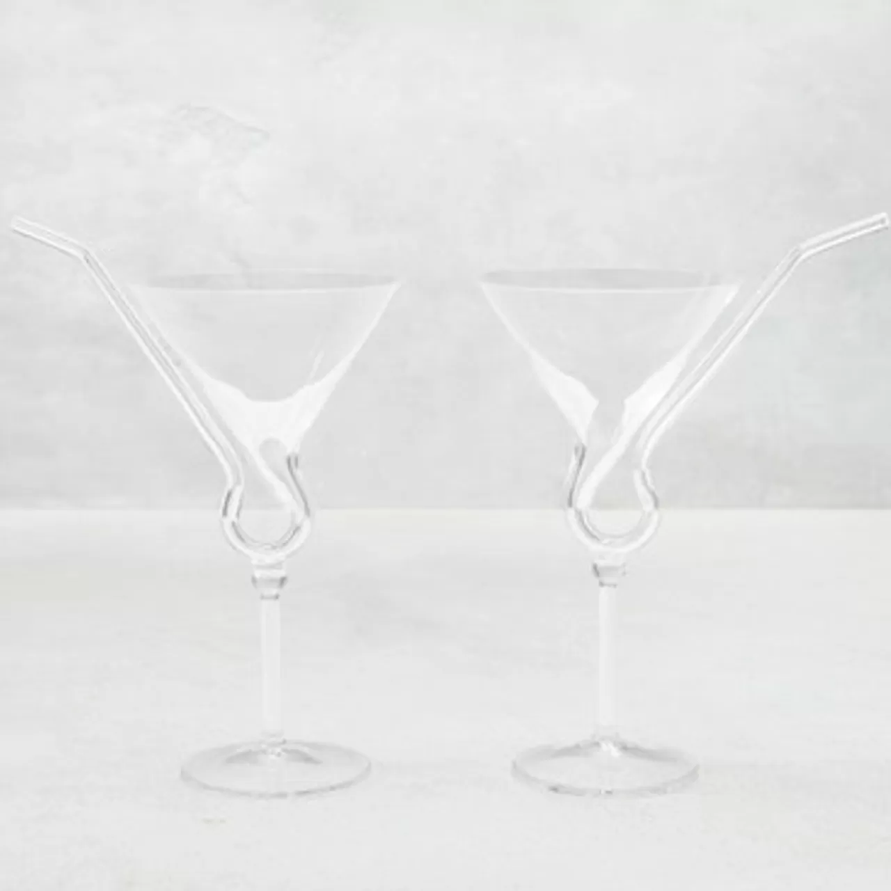 Z Gallerie Straw Martini - Set of 2> Barware & Entertaining | Tabletop Sale