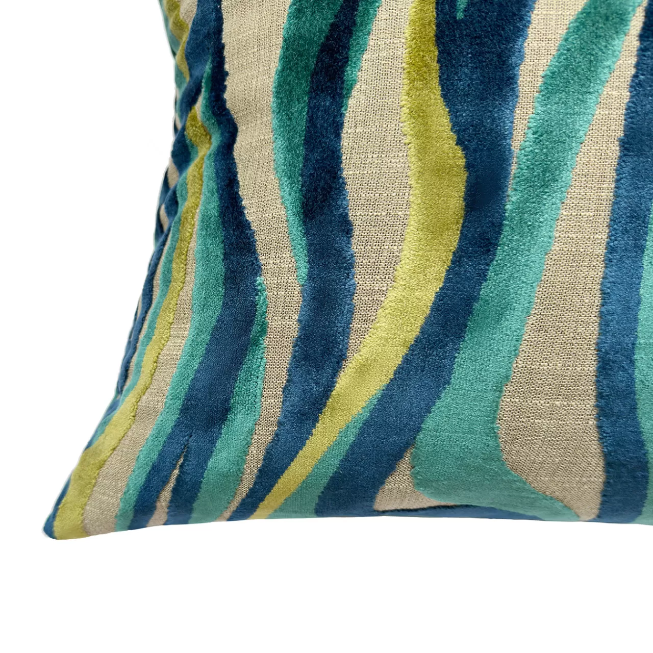 Z Gallerie Sway Pillow 22" - Teal> Textile Sale | Patterned Pillows