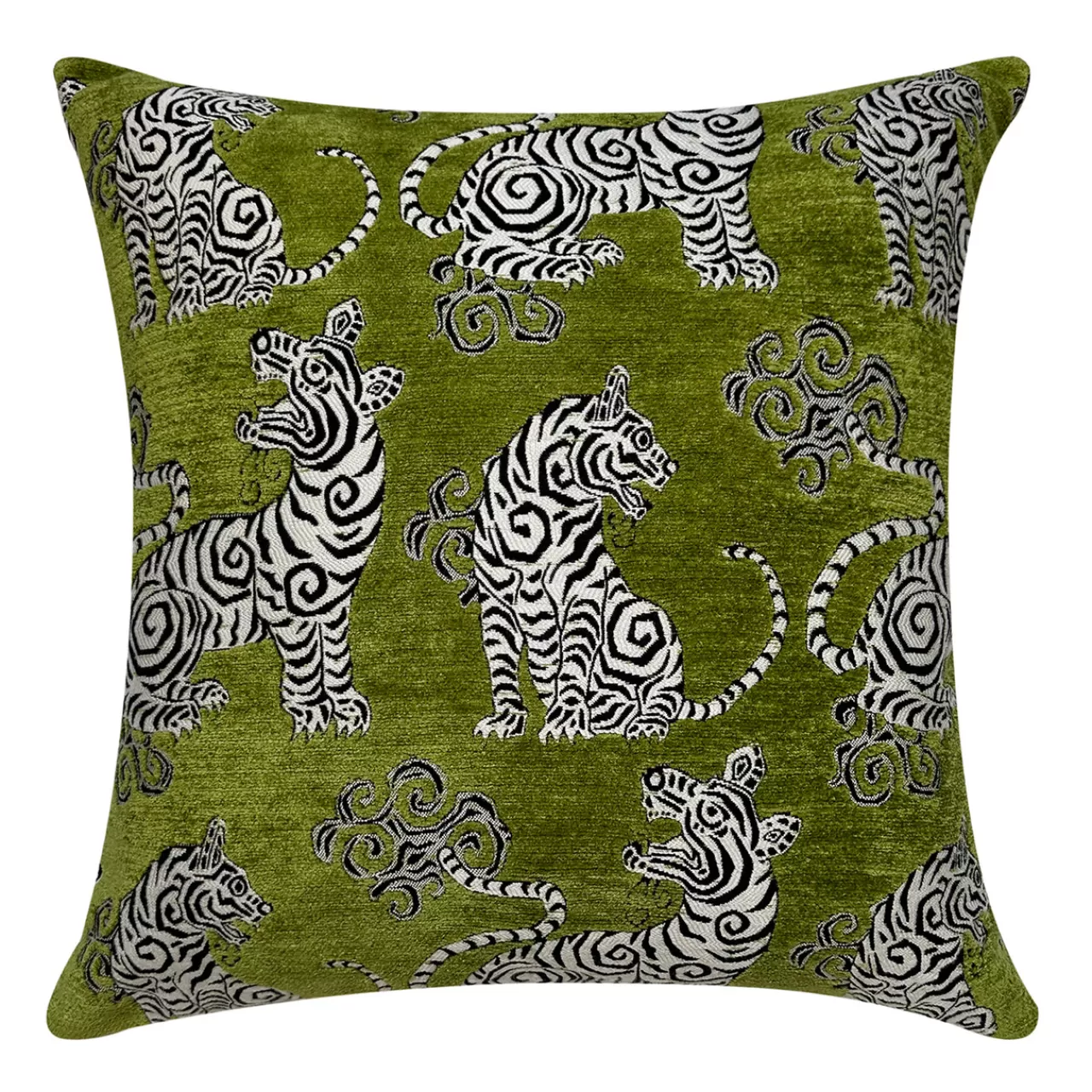 Z Gallerie Tigress Pillow 20" - Citron Green> Textile Sale | Novelty Pillows