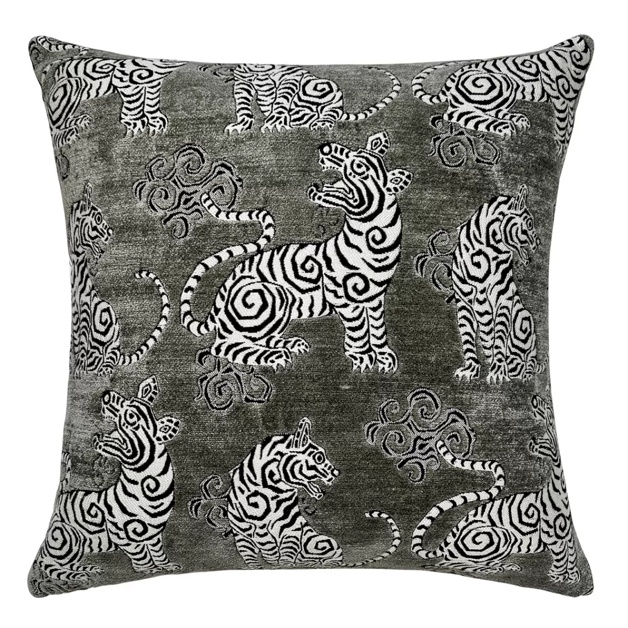 Z Gallerie Tigress Pillow 20" - Taupe> Textile Sale | Novelty Pillows