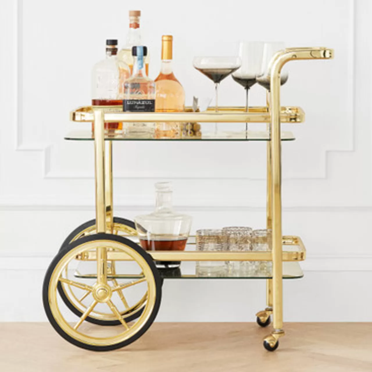 Z Gallerie Trolley Bar Cart> Barware & Entertaining | Tabletop Sale