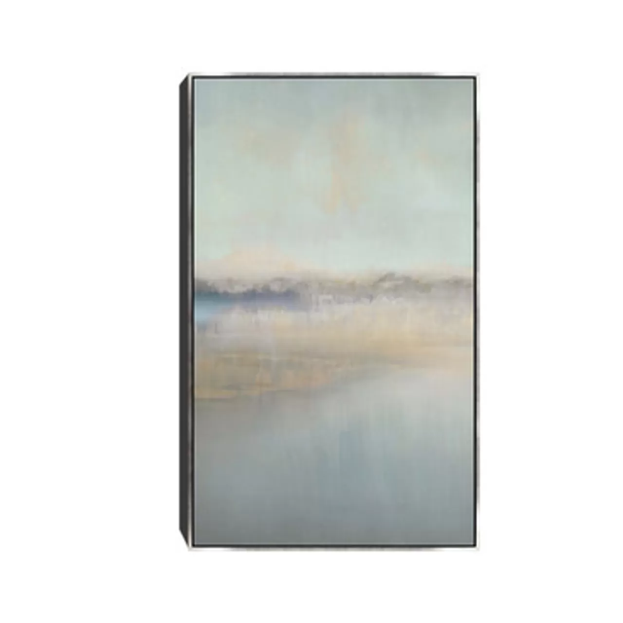 Z Gallerie Velvet Gold Daydream I> Canvas | Blue