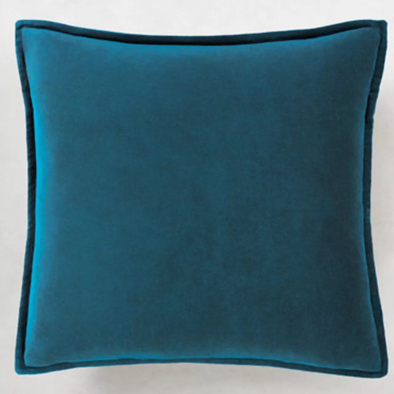 Z Gallerie Velvet Pillow 20" - Cerulean> Textile Sale | Solid Pillows