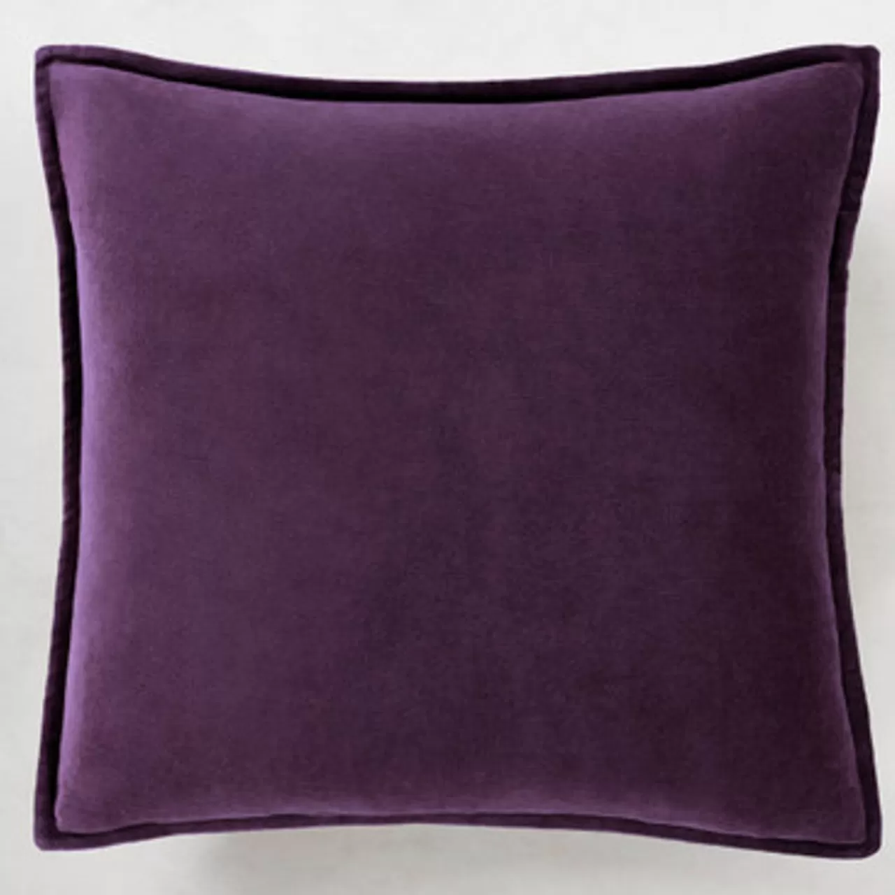 Z Gallerie Velvet Pillow 20" - Plum> Textile Sale | Solid Pillows