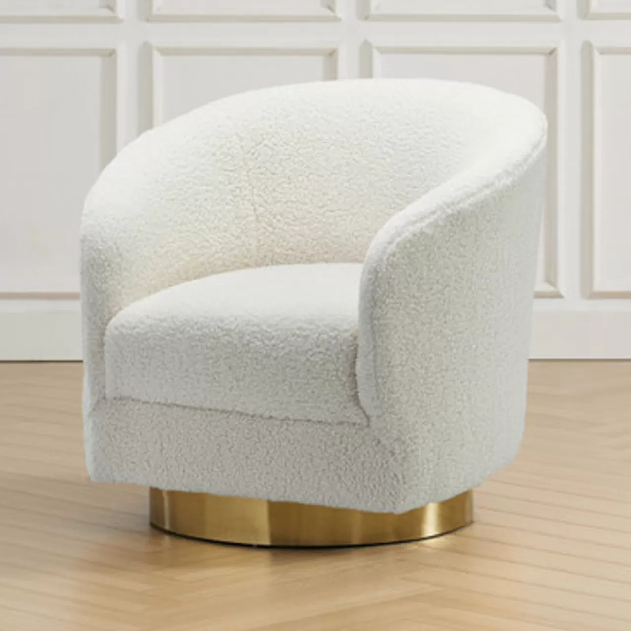 Z Gallerie Victoria Swivel Chair - Ivory> Accent Chairs