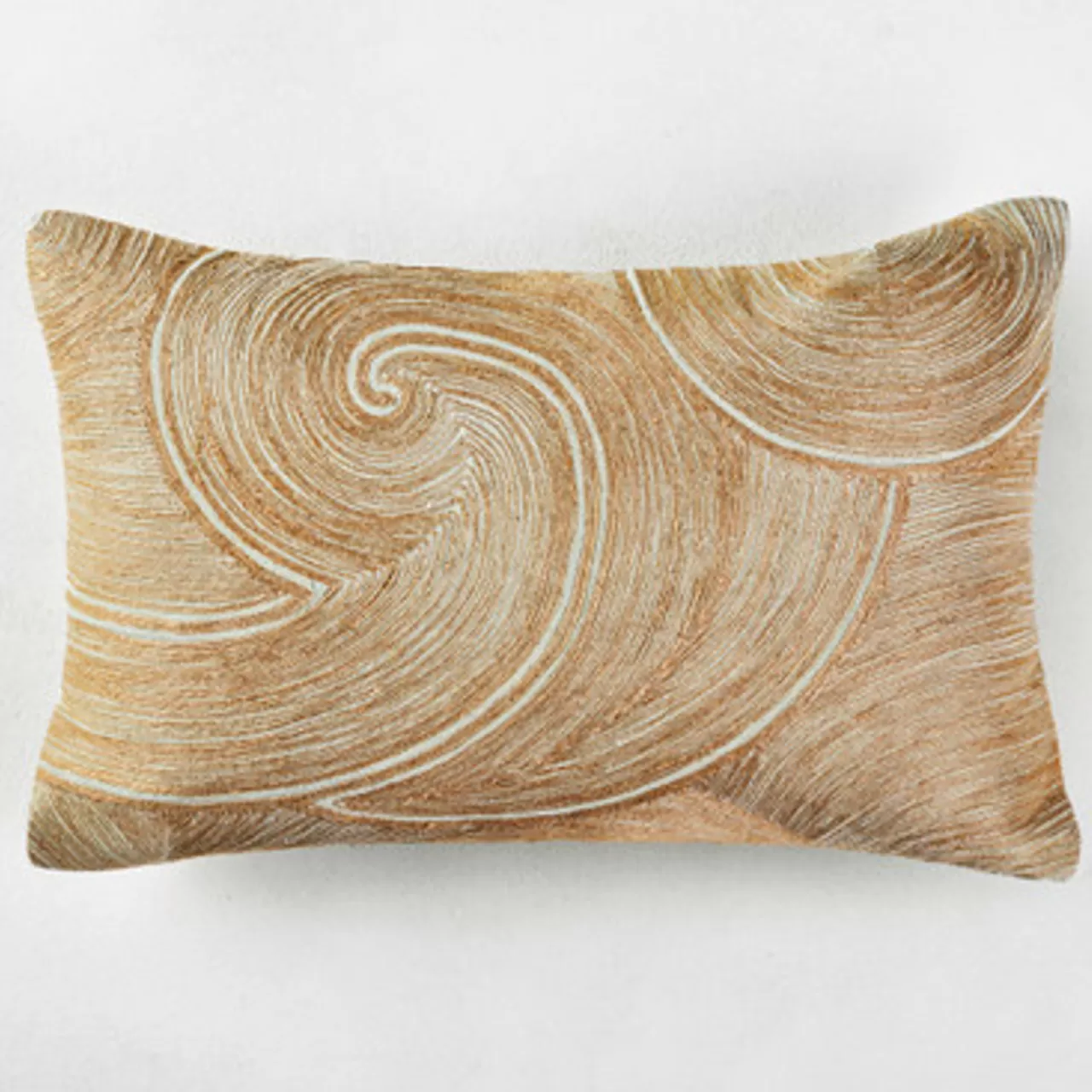 Z Gallerie Whirlpool Lumbar Pillow - Champagne> Textile Sale | Patterned Pillows